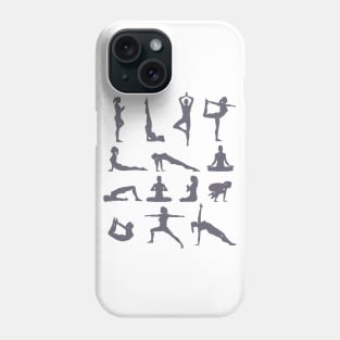 Yoga Teacher Instructor Poses and Postures Phone Case