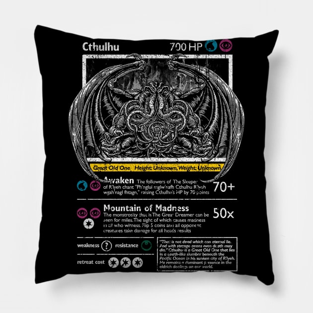 Cthulhu Pillow by huckblade