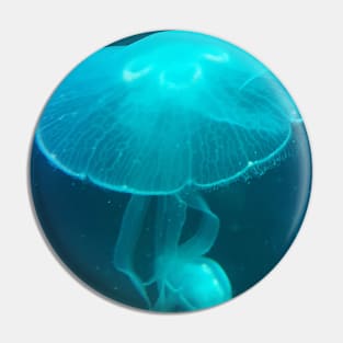 Blue Jellyfish Pin