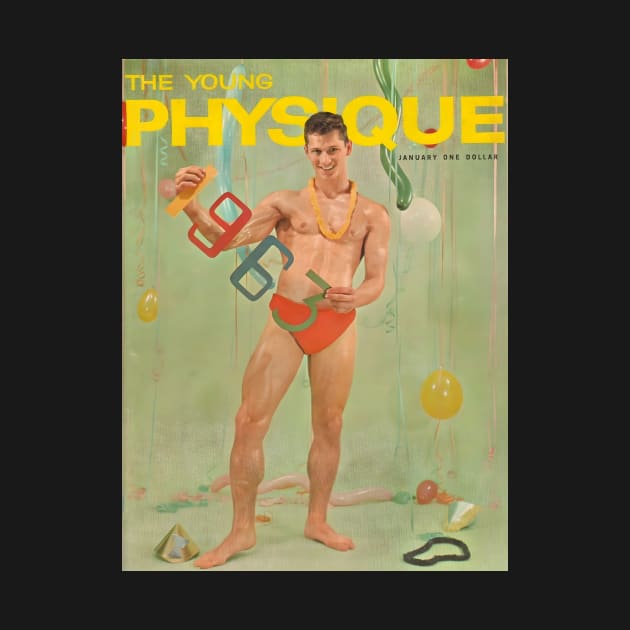 THE YOUNG PHYSIQUE - Vintage Physique Muscle Male Model Magazine Cover by SNAustralia