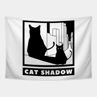 Cat shadow Tapestry