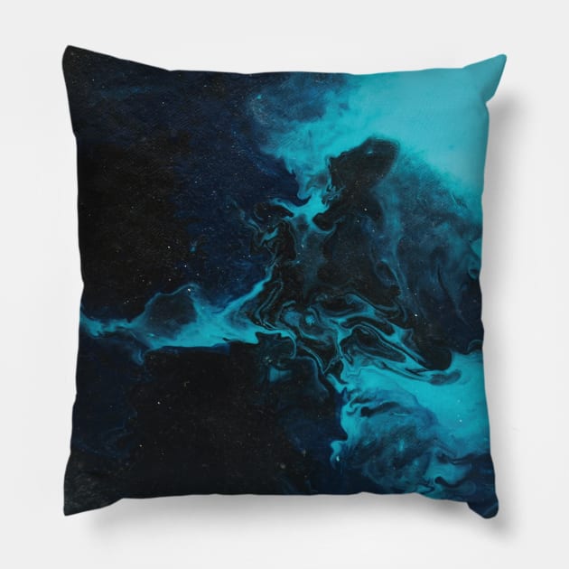 Dark Sea T-Shirt/Wall Art Pillow by Corianna