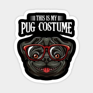 Pug - This Is My Pug Costume - Funny Dogs Magnet