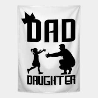 Dad and Daughter Tapestry