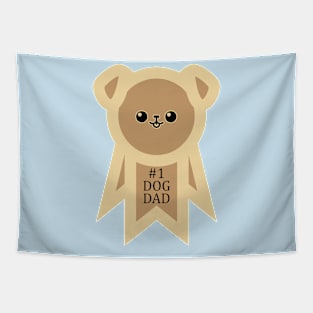 #1 Dog Dad Tapestry