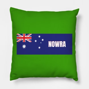 Nowra City in Australian Flag Pillow