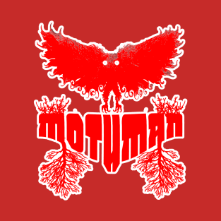 Mothman West Virginia Wing Humanoid Moth Retro Vintage  Red T-Shirt