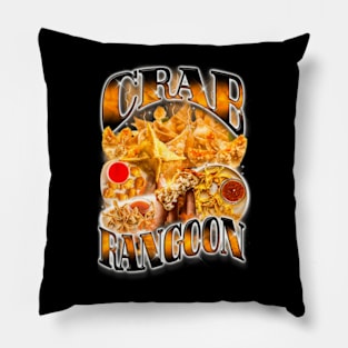 Bootleg Rap Aesthetic Goons Crab Rangoons 1990S Pillow