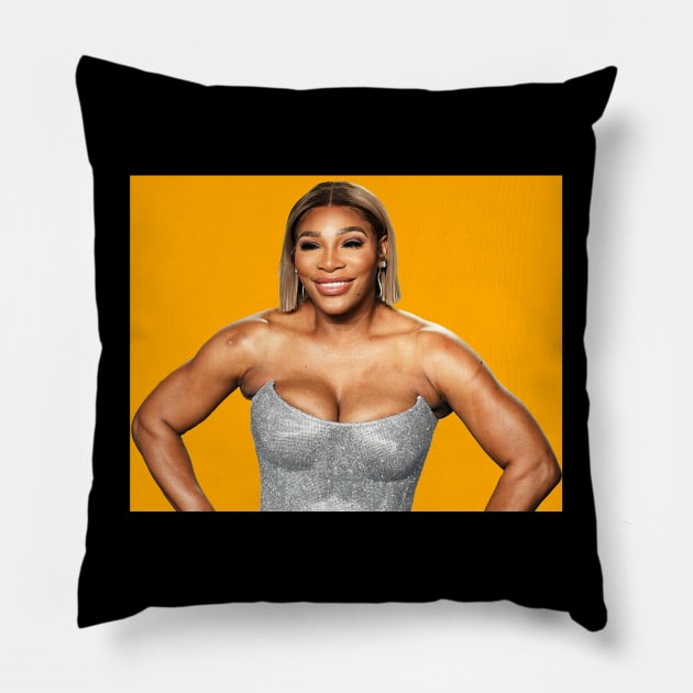 serena williams Pillow by 404pageNotfound