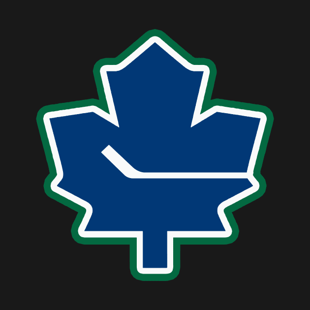 Leafs - Canucks logo mashup by phneep