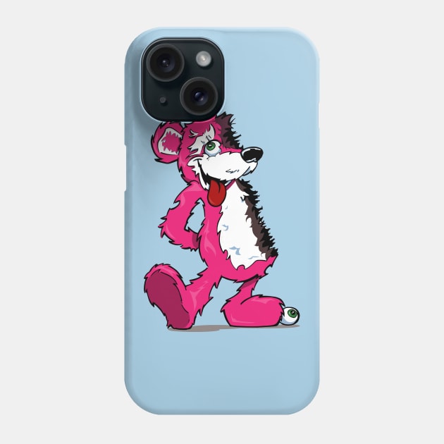 Breaking Bear Phone Case by Mike Hampton Art