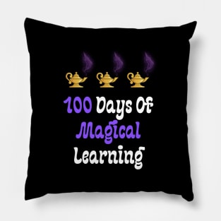 100 Days Of Magical Learning Pillow