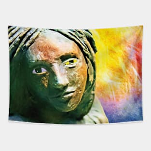 Joy and Pain in Colors Tapestry