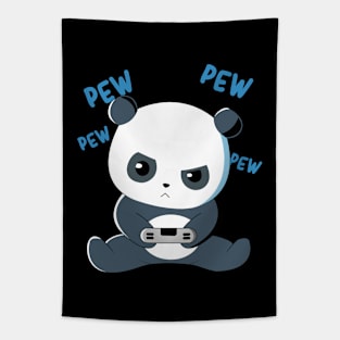 Kawaii Panda Bear Gaming Cute Gamer Video Games Tapestry