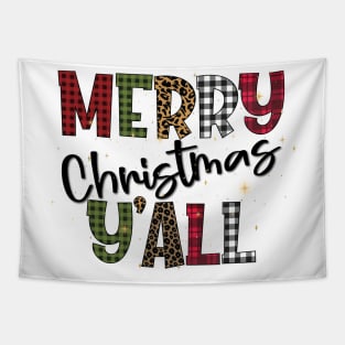 Merry Christmas Yall Tapestry