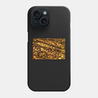 leafs carpet of gold Phone Case