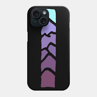 Mountain Color Stripe Tie Phone Case