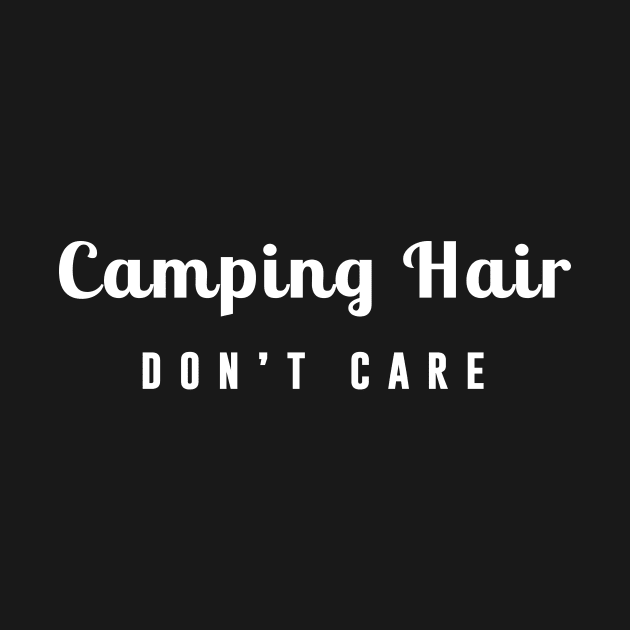 Camping Hair by redsoldesign