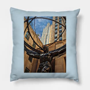 rockefeller centre Pillow