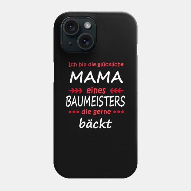 Muttertag Mama Geburt Baby Sohn Backen Phone Case by FindYourFavouriteDesign