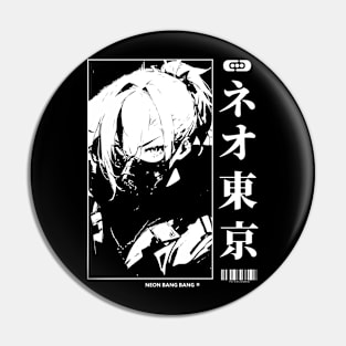 Cyberpunk Girl | Japanese Anime Aesthetic Pin