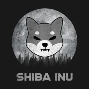 Vintage Shiba Inu Coin To The Moon Shib Army Crypto Token Cryptocurrency Blockchain Wallet Birthday Gift For Men Women Kids T-Shirt