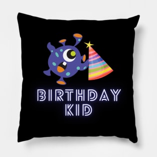 Monster Birthday Kid Pillow