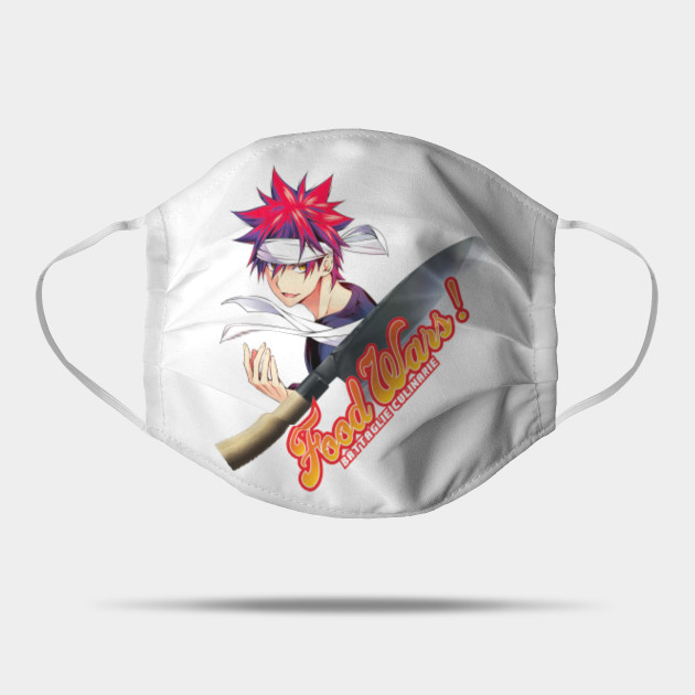 Yukihira Soma Food Wars Shokugeki No Soma Food Wars Mask Teepublic