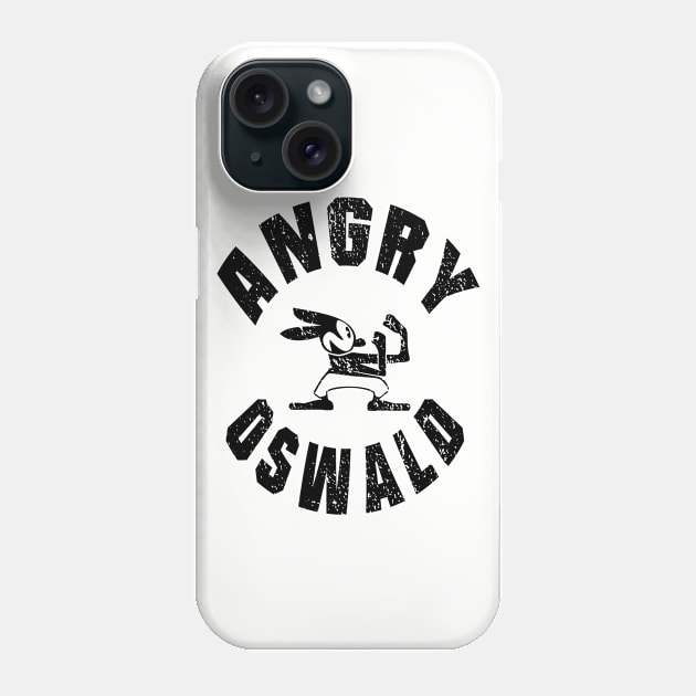 Angry Rabbit Phone Case by old_school_designs