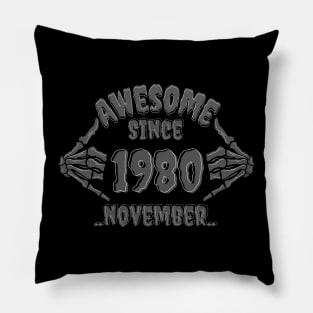 Awesome Since November 1980 shirt styles for your gift Pillow