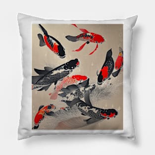 The Art of Koi Fish: A Visual Feast for Your Eyes 5 Pillow