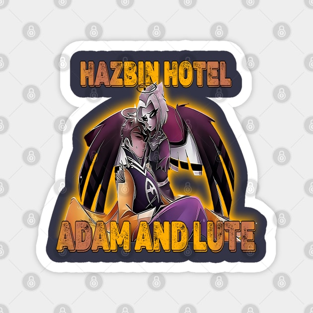 Hazbin Hotel Adam And Lute Magnet by Pharaoh Shop