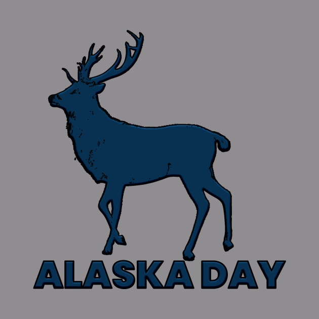 Alaska day moose by Sher-ri