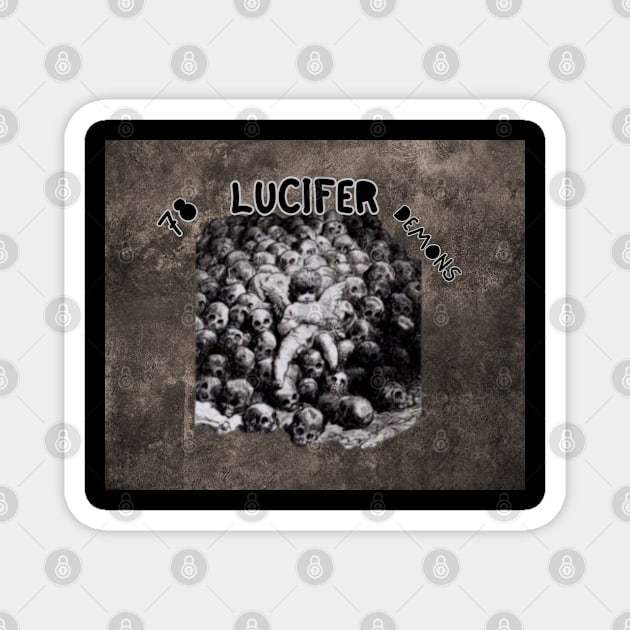 LUCIFER 78 DEMONS Magnet by MOXIEKHAIR