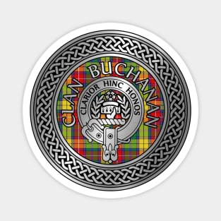 Clan Buchanan Crest & Tartan Knot Magnet