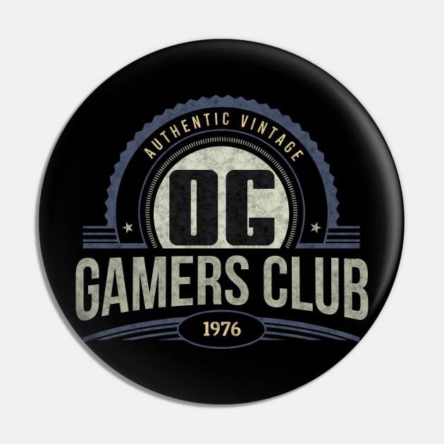 Authentic Vintage GAMERS Club Pin by Naumovski