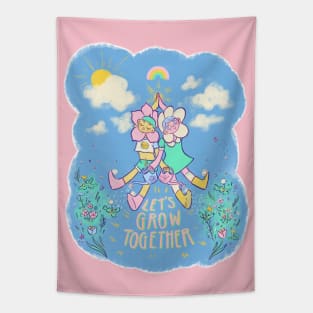 Let's Grow Together Tapestry