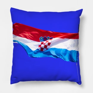 Croatian Flag Pillow