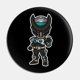 Kamen Rider Birth Chibi Style Kawaii Pin