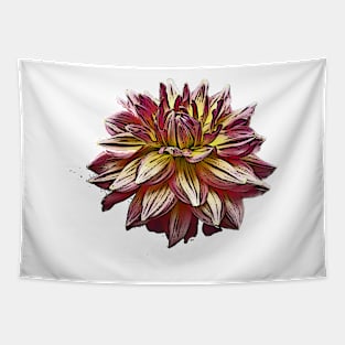 American Dahlia Tapestry