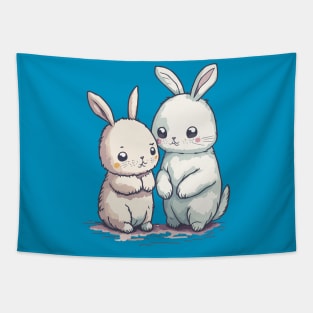 cute kawaii bunnies Tapestry