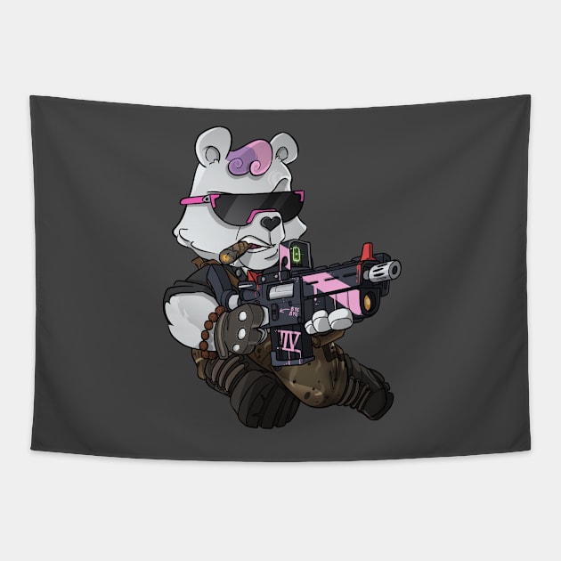 Tactical Teddies ® Hunter Belle Tapestry by hiwez