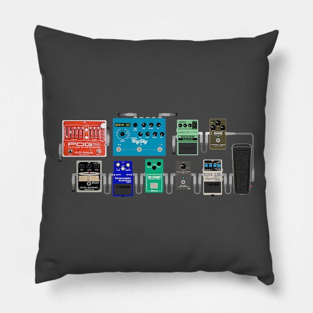 Pedal Board of the Starz Pillow by GR8DZINE