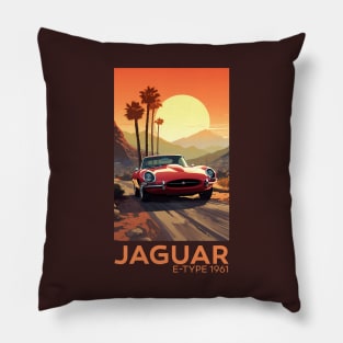 Jaguar E-Type Series 1 Pillow