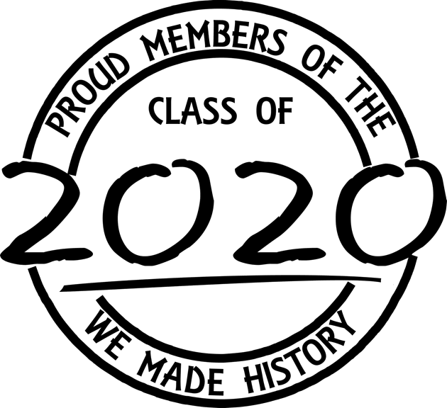 Class of 2020 Senior We Made History Kids T-Shirt by MoodPalace