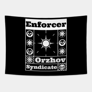 Orzhov Syndicate | Enforcer | MTG Guild White on Black Design Tapestry