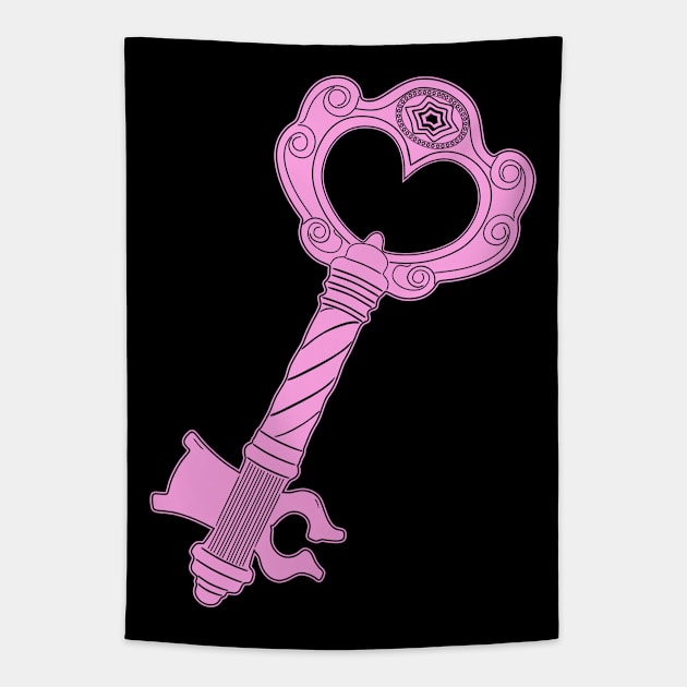 Pink key. Tapestry by Master2d