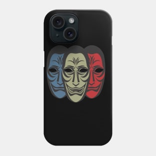 Noh Masks - three mask Phone Case