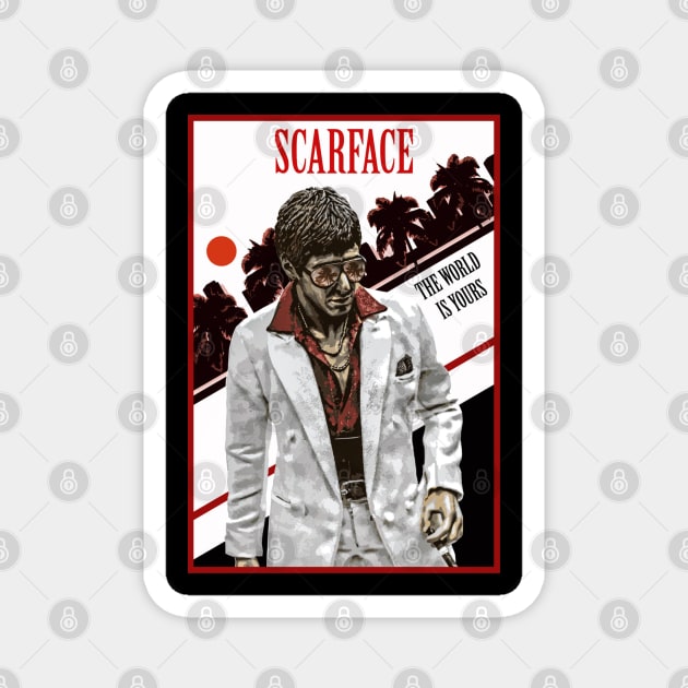 SCARFACE Magnet by METERKUBIK BEKASI