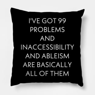 99 problems Pillow